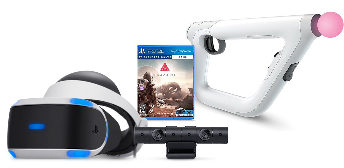 PlayStation VR v1 (2016) + PS Camera + Bravo Team + Aim Controller