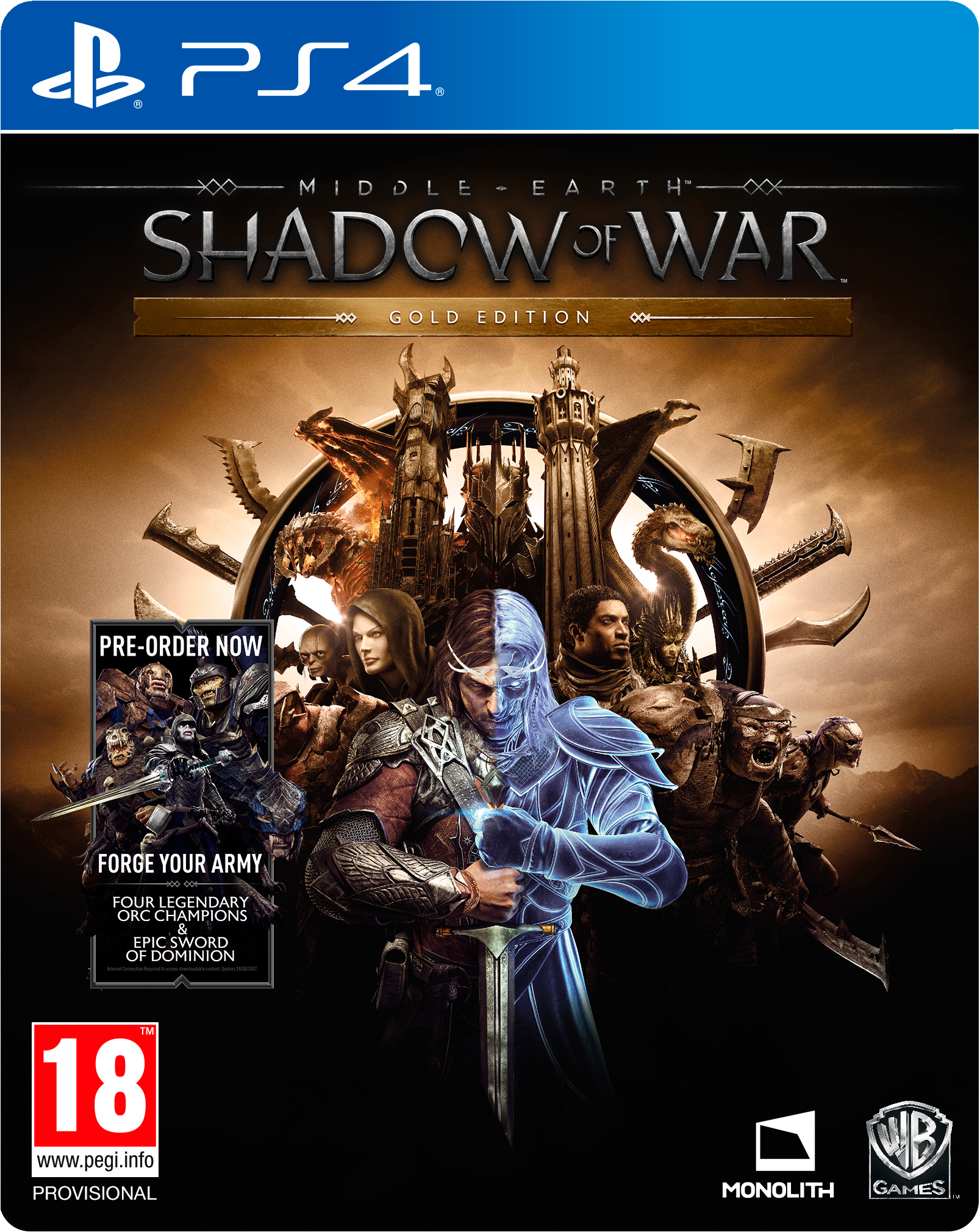 Middle-earth: Shadow of War (Средиземье: Тени Войны) – Gold Edition