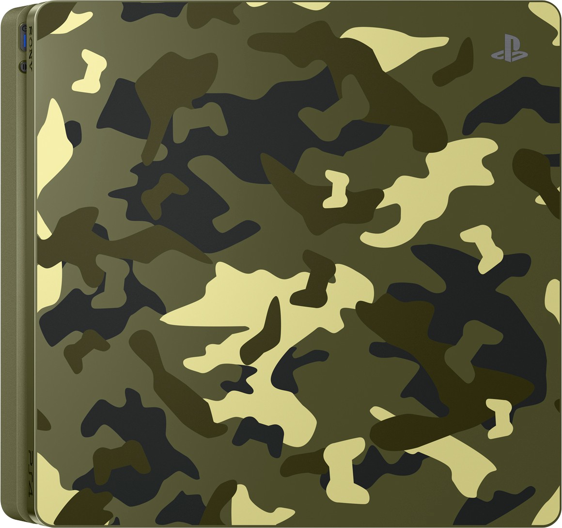 PlayStation 4 Slim (1TB, Green Camouflage, Limited Edition, Call of Duty: WWII)