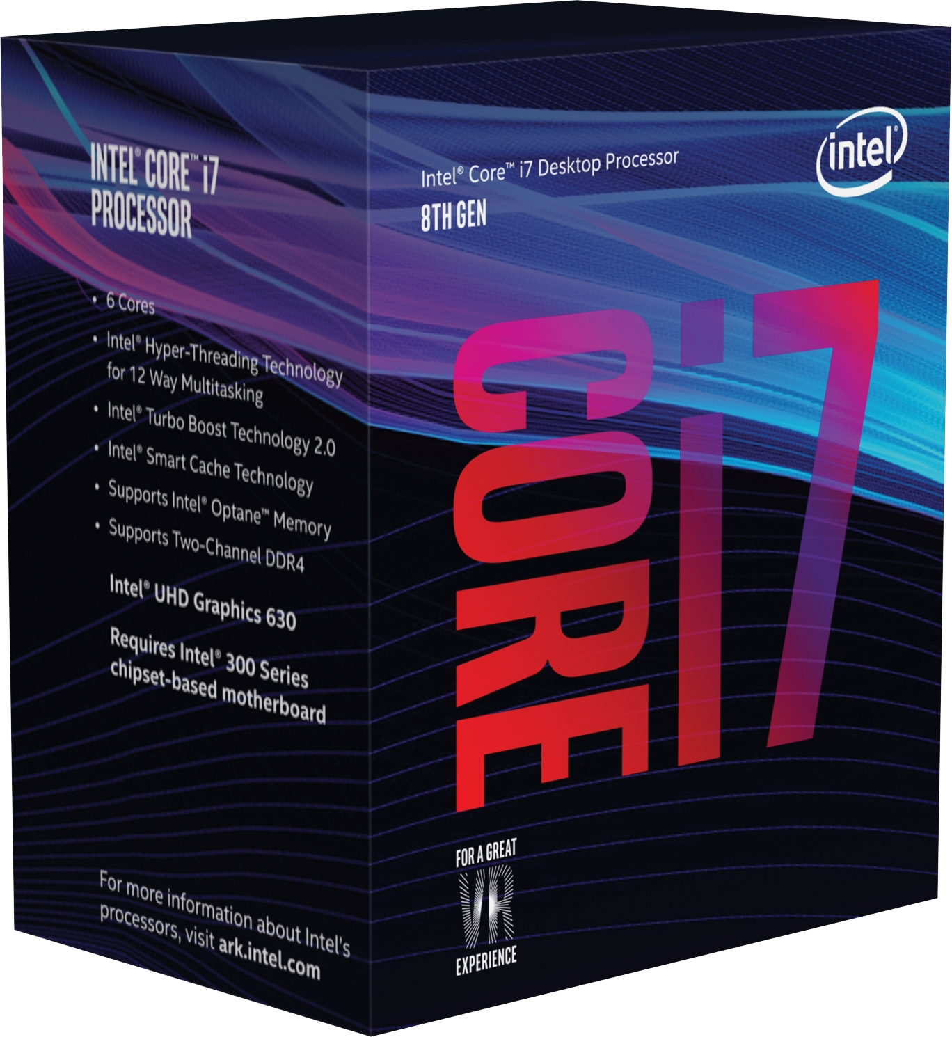 Core i7-8700 Coffee Lake (3,2GHz, LGA1151, L3 12288Kb, BOX) + Cooler