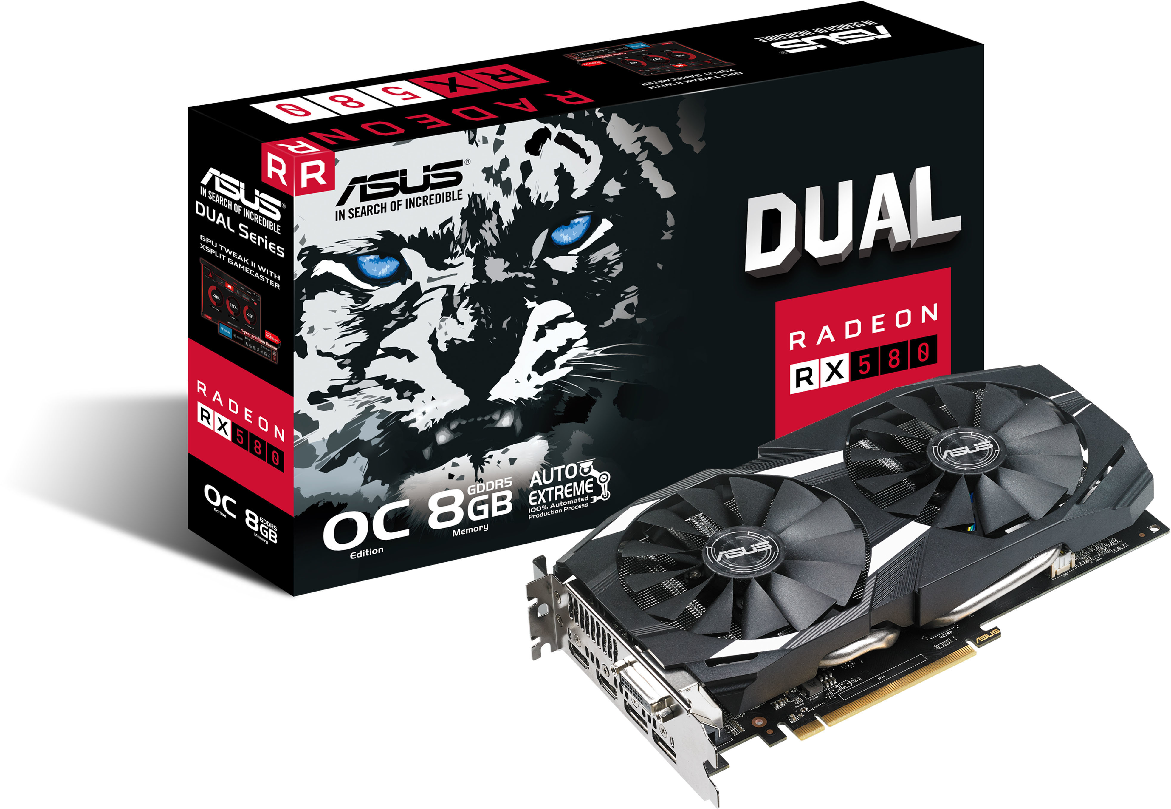 Radeon RX 580 1360Mhz 8GB 8000Mhz 256bit Dual OC