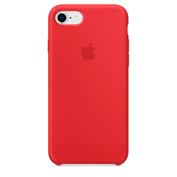 Silicone Case for iPhone 8 (RED)