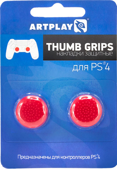 DualShock 4 Analog Thumb Grips (Red)