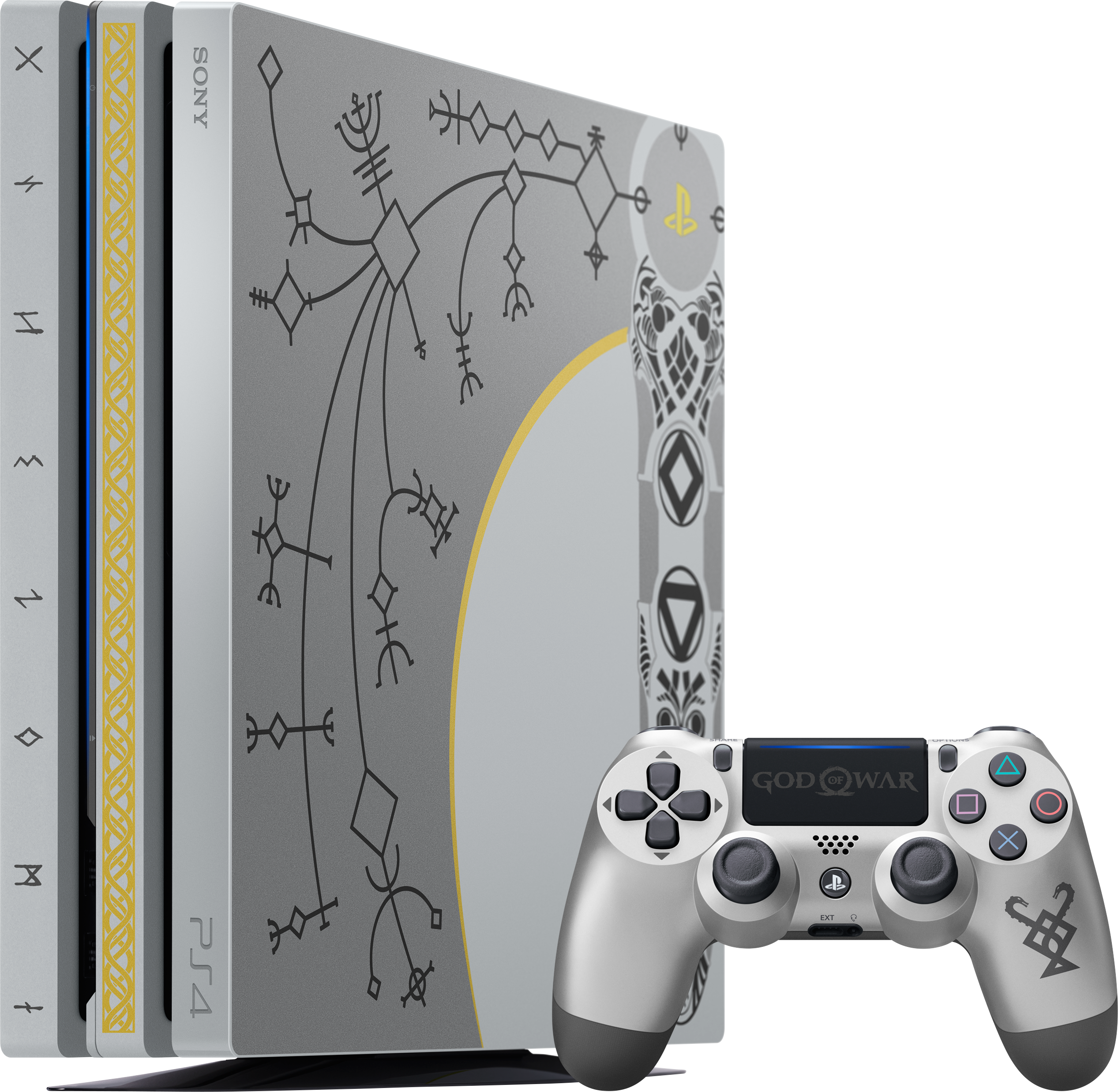 PlayStation 4 Pro (1TB, Leviathan Gray, Limited Edition, God of War)