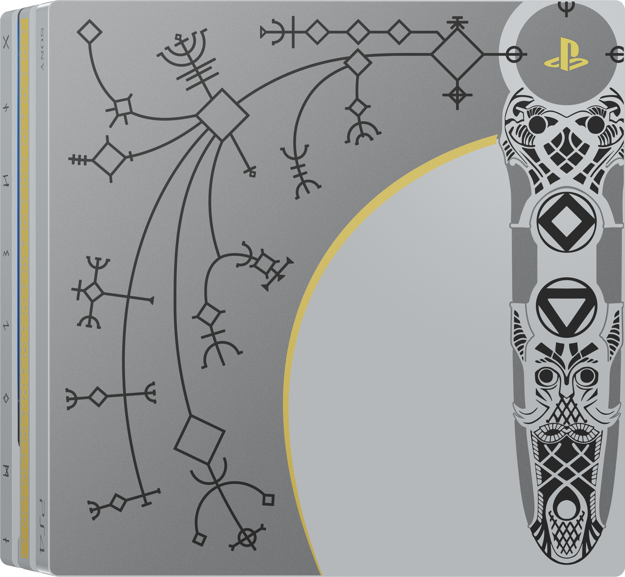 PlayStation 4 Pro (1TB, Leviathan Gray, Limited Edition) + God of War