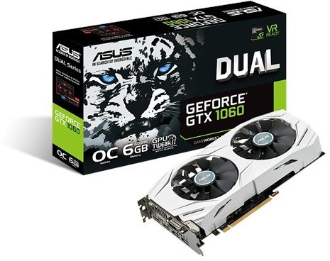 GeForce GTX 1060 1569Mhz 6GB 8008Mhz 192bit