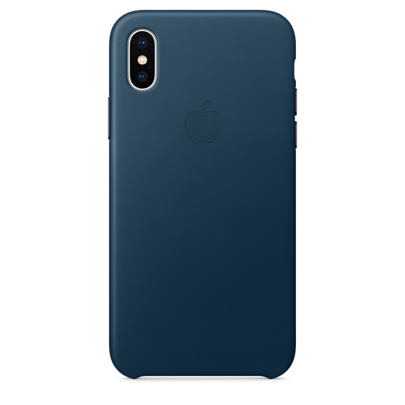 Leather Case for iPhone X (Cosmos Blue)