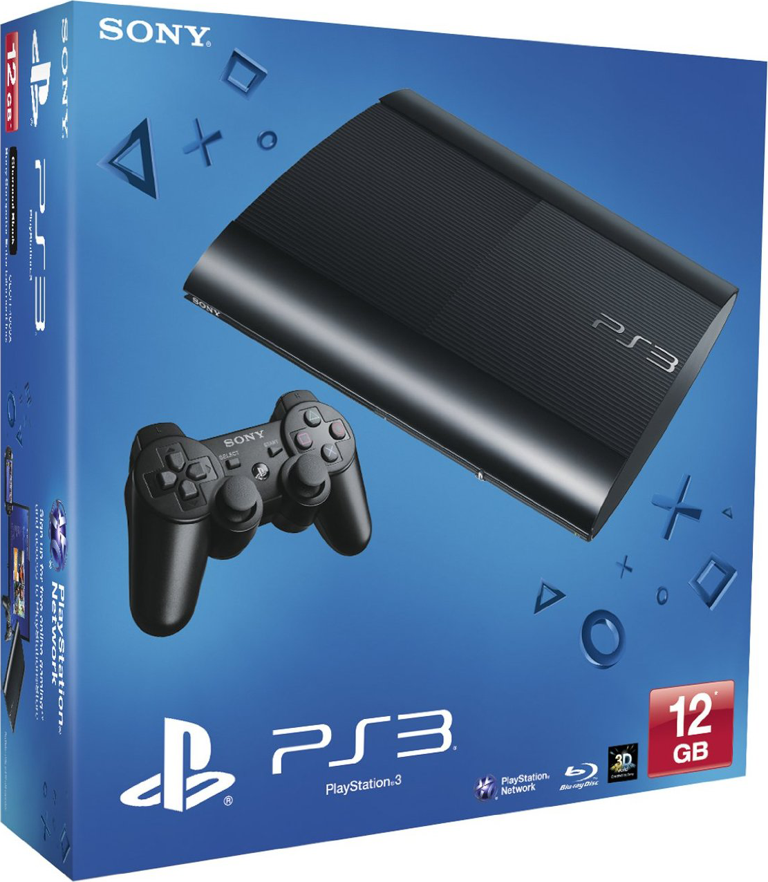PlayStation 3 (12GB, Super Slim)