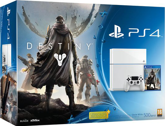 PlayStation 4 (500GB, Glacier White) + Destiny