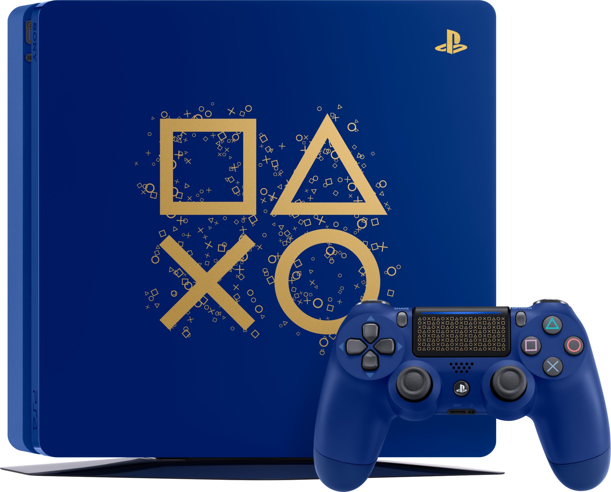 PlayStation 4 Slim (500GB, Blue, Limited Edition)