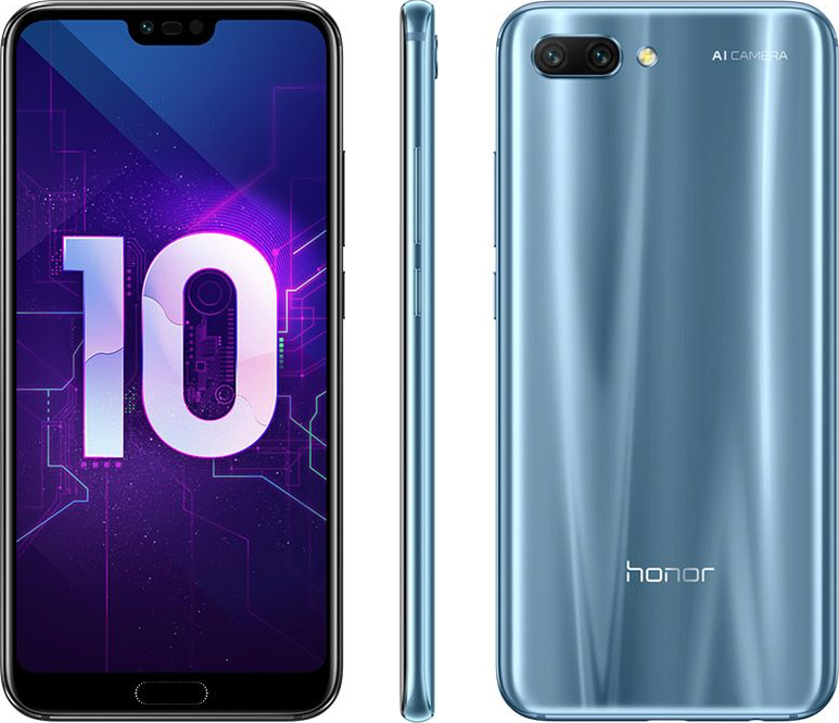Honor 10 (64GB, Glacier Gray, Dual-SIM, RU)