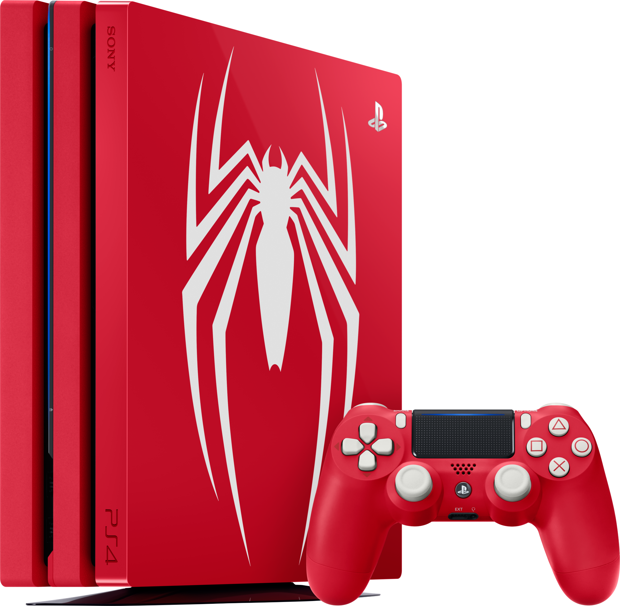 PlayStation 4 Pro (1TB, Red, Limited Edition, Spider-Man)