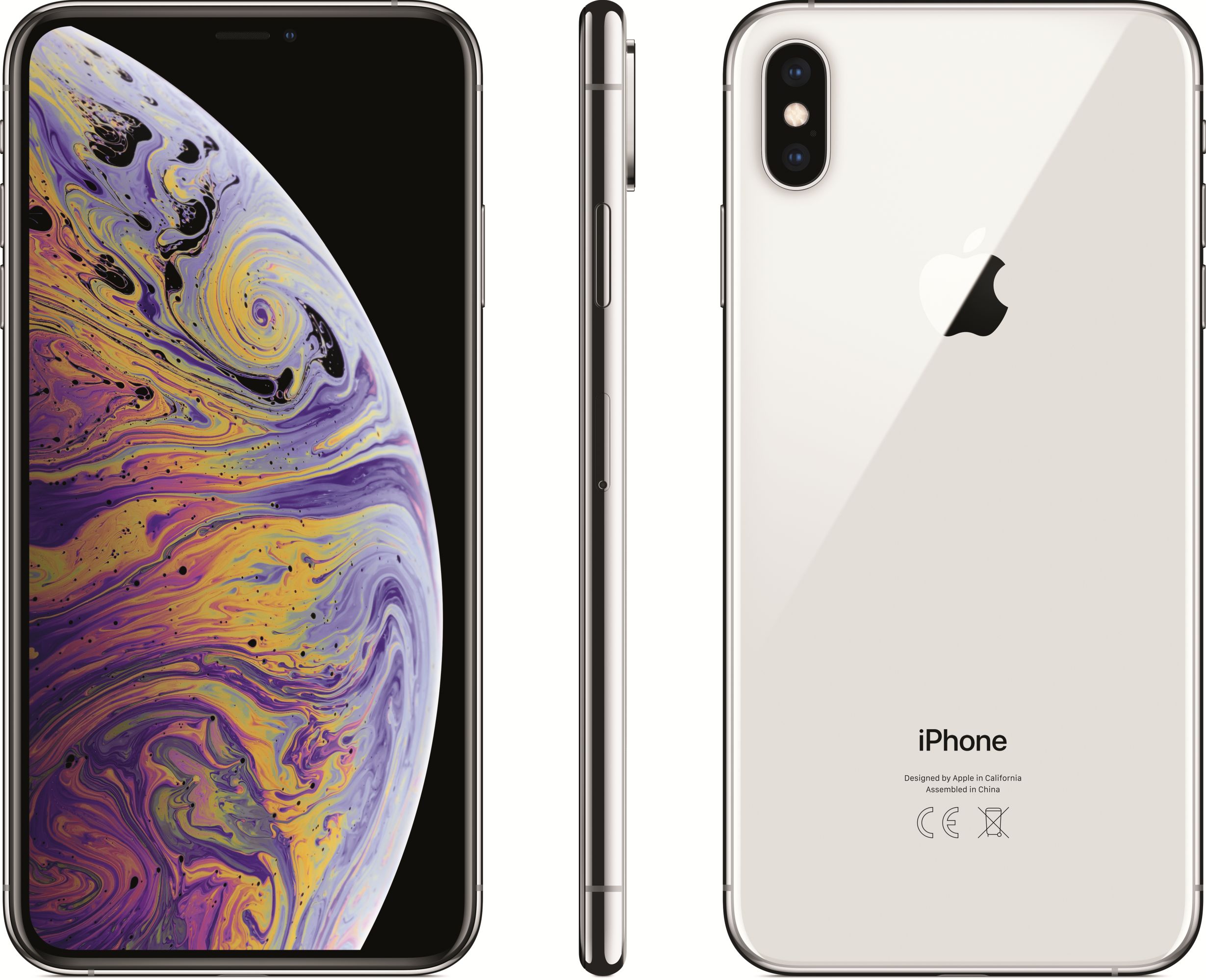 iPhone Xs Max (64GB, Silver)
