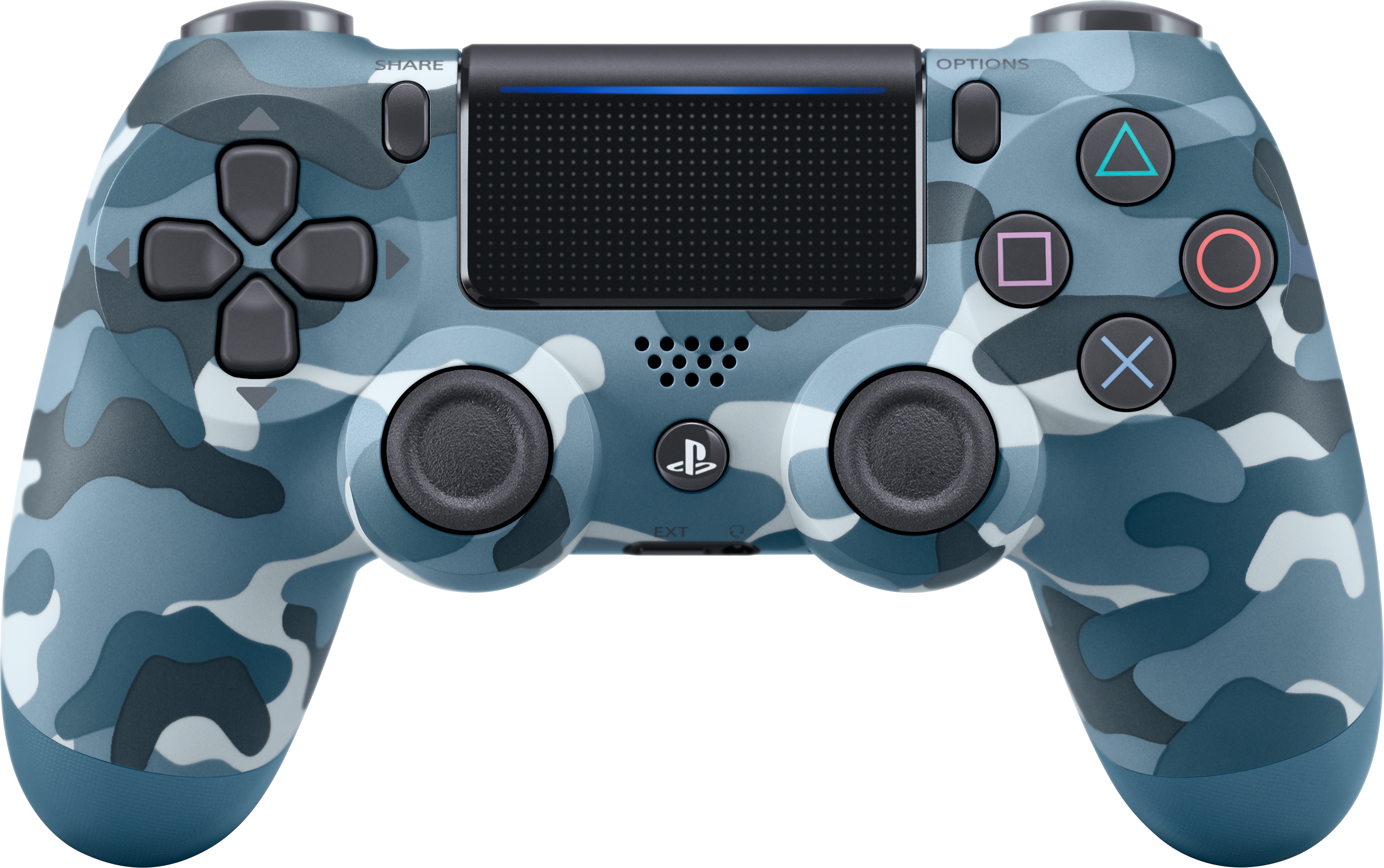 DualShock 4 v2 (Blue Camouflage)