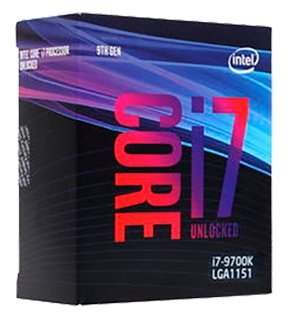 Core i7-9700K Coffee Lake (BOX, 3600MHz, LGA1151 V2, L3 12288Kb)