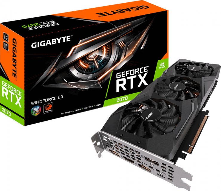GeForce RTX 2070 1620MHz 8GB 14000MHz 256bit