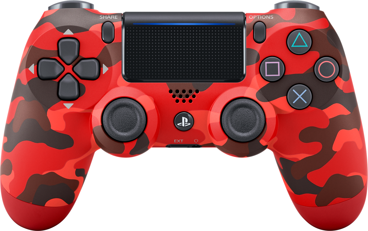 DualShock 4 v2 (Red Camouflage)