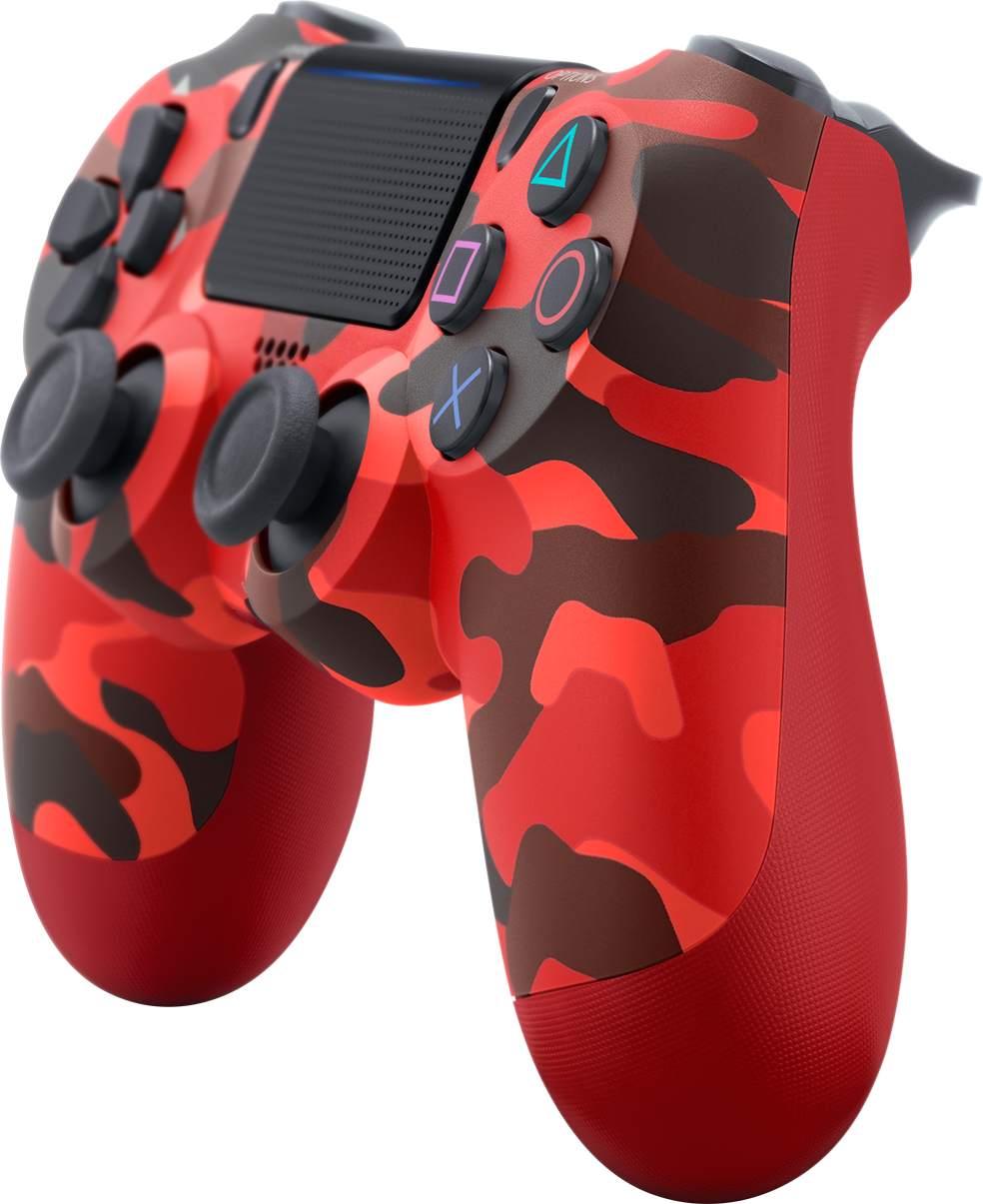 DualShock 4 v2 (Red Camouflage)