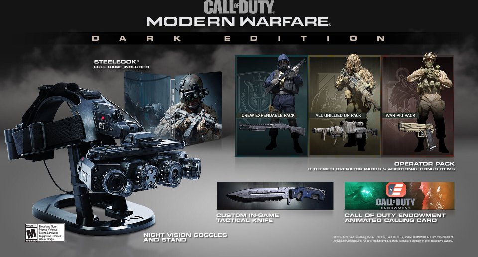 Call of Duty: Modern Warfare 2019 — Dark Edition (ENG, без игры)