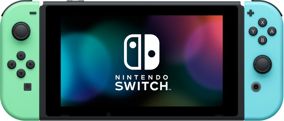 Switch v2 (Green and Blue, Limited Edition), без игры