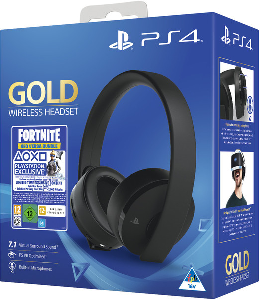 Gold Wireless Stereo Headset v2 (Black)