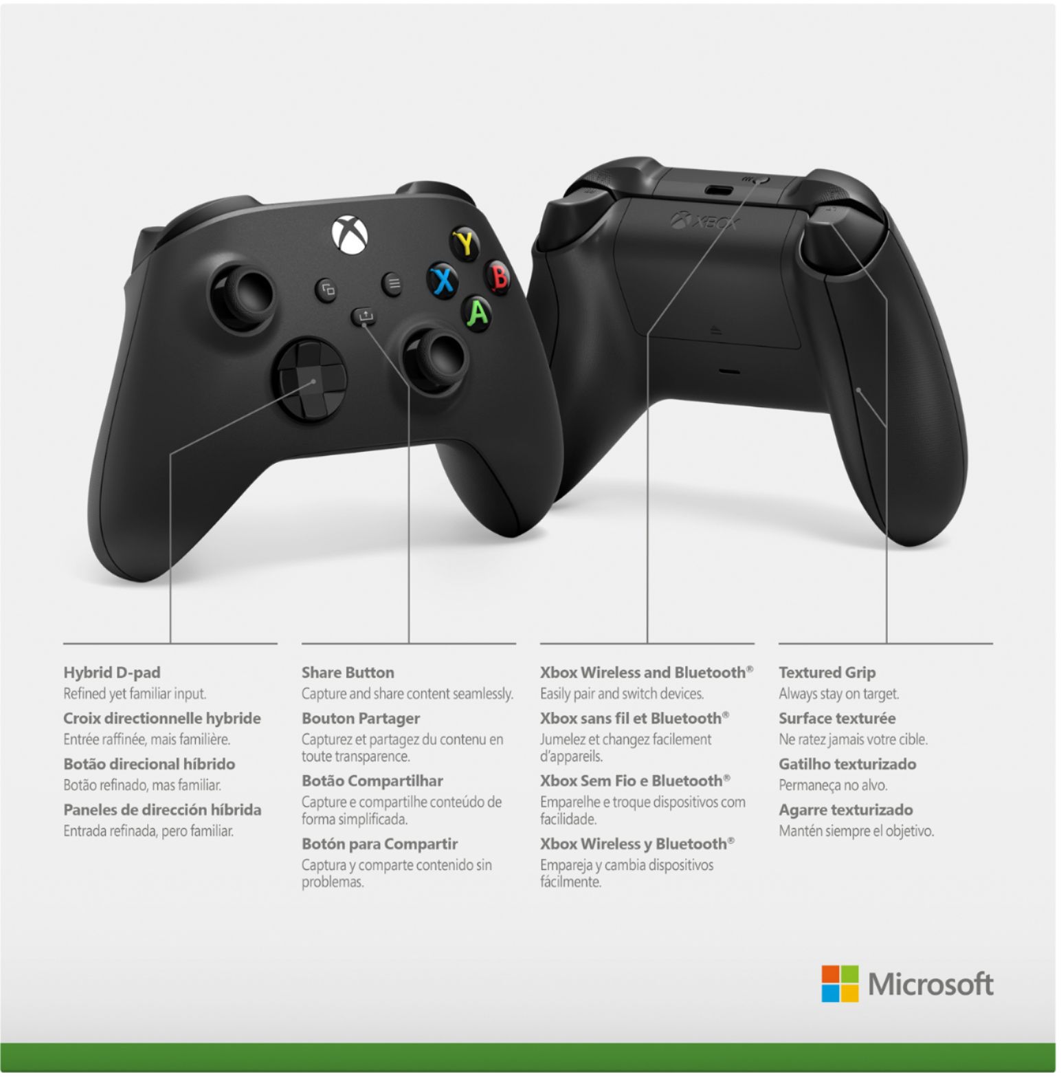 Xbox Wireless Controller v4 (Carbon Black)