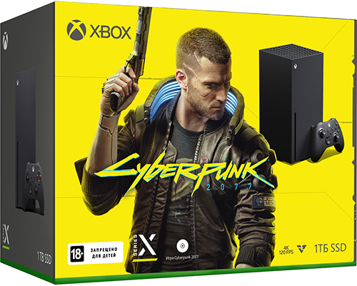 Xbox Series X (1TB, Black) + Cyberpunk 2077