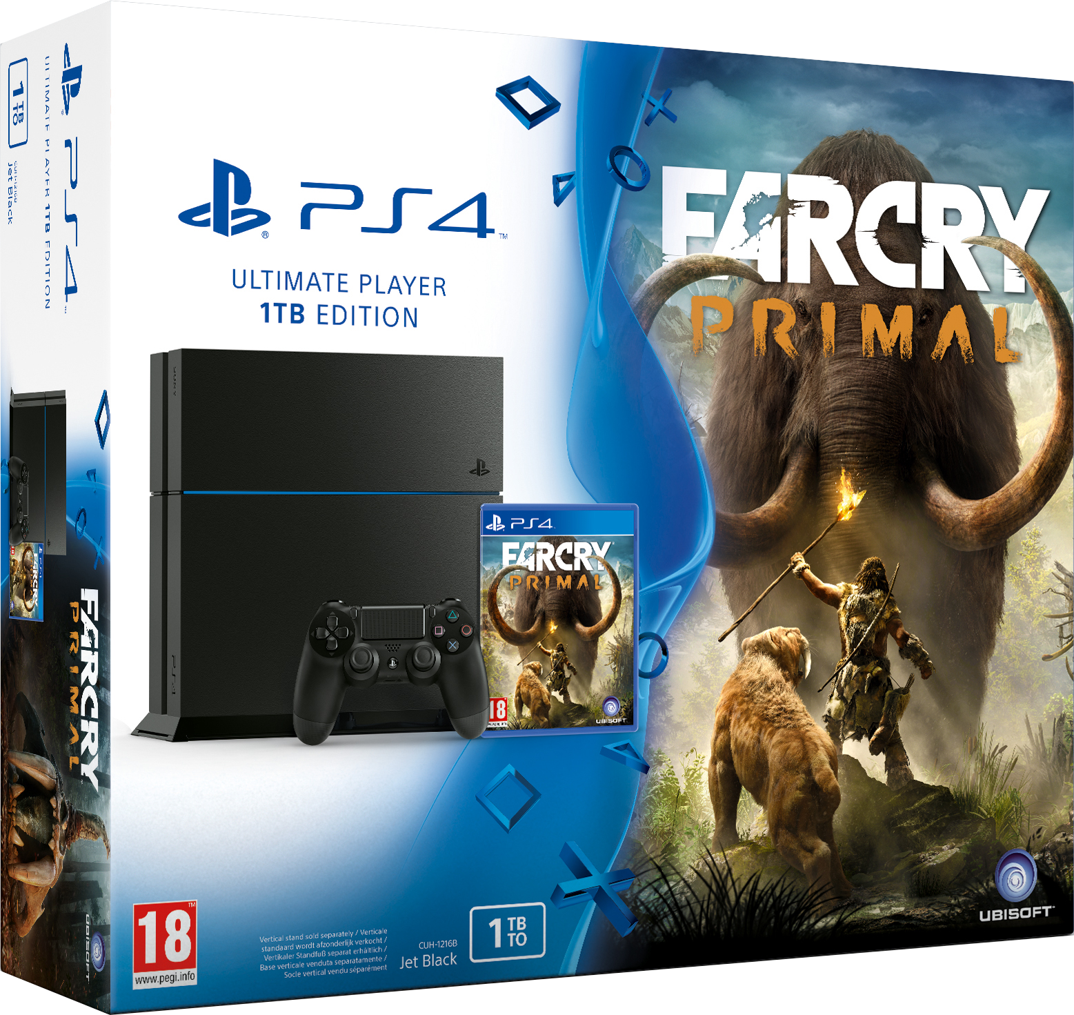 PlayStation 4 (1TB, Jet Black) + Far Cry 5: Primal