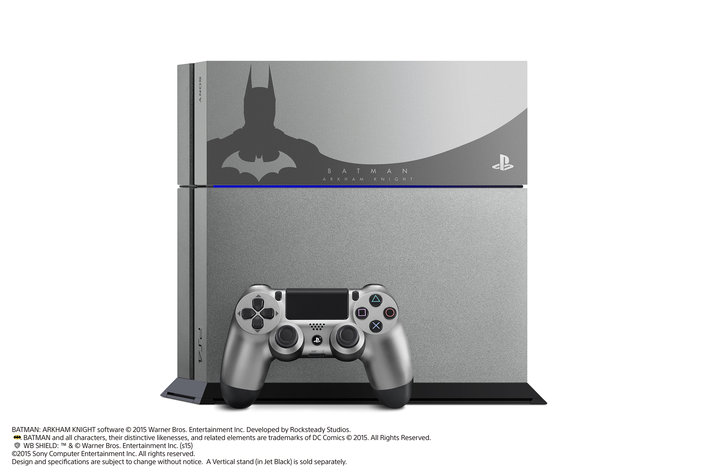 PlayStation 4 (500GB, Silver, Limited Edition) + Batman: Arkham Knight