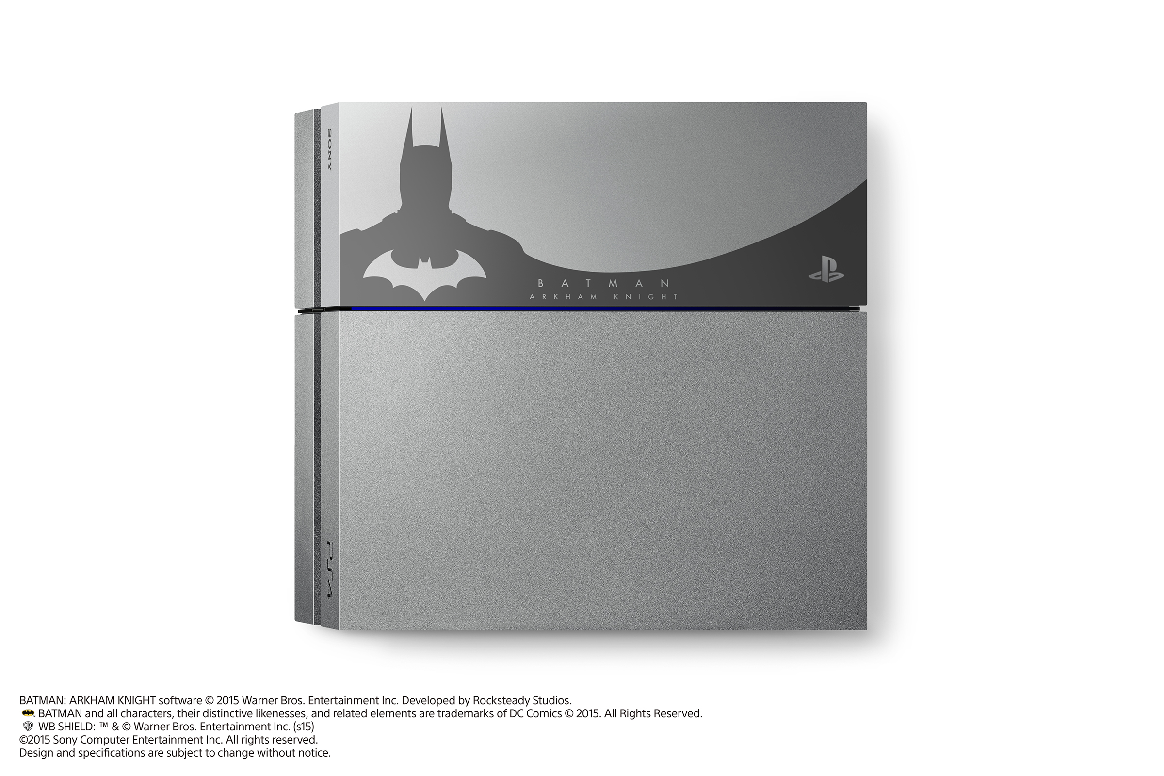PlayStation 4 (500GB, Silver, Limited Edition) + Batman: Arkham Knight
