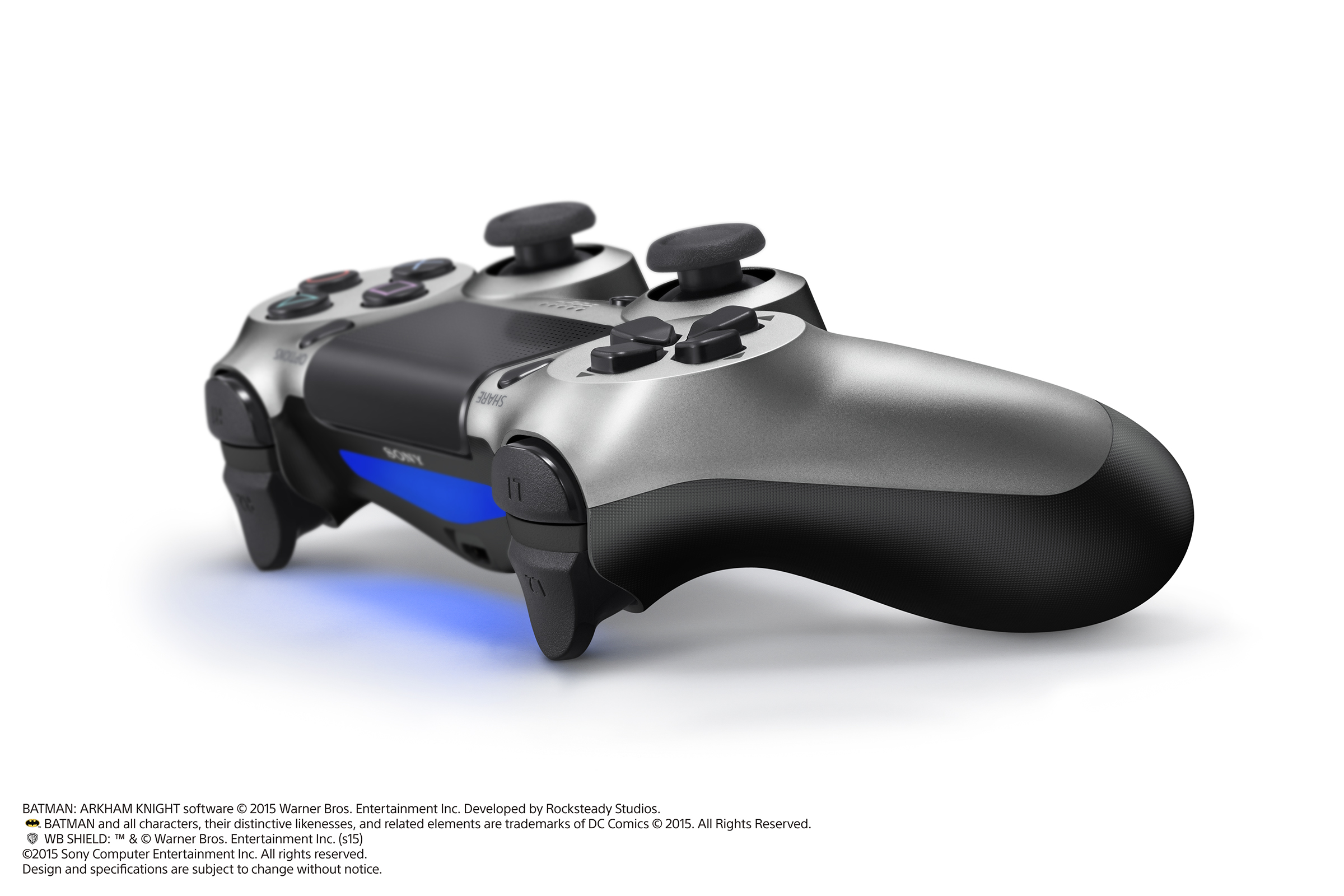 PlayStation 4 (500GB, Silver, Limited Edition) + Batman: Arkham Knight