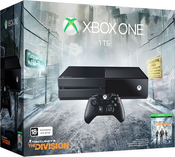 Xbox One (1TB, Matte Black) + Tom Clancy's The Division