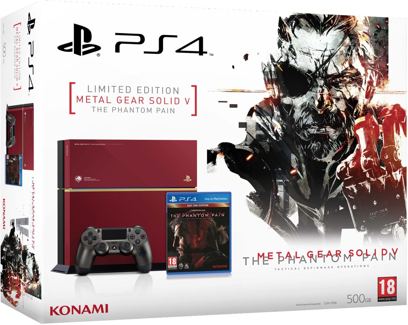 PlayStation 4 (500GB, Limited Edition) + Metal Gear Solid V: The Phantom Pain