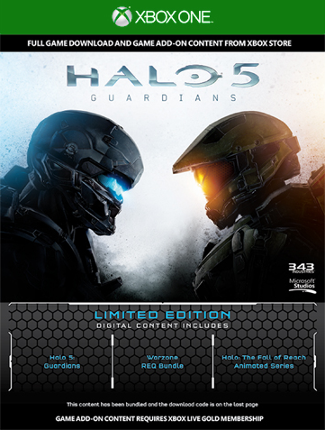 Xbox One 1TB Limited Edition Halo 5: Guardians