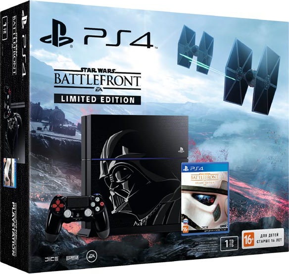 PlayStation 4 (1TB, Limited Edition) + Star Wars: Battlefront