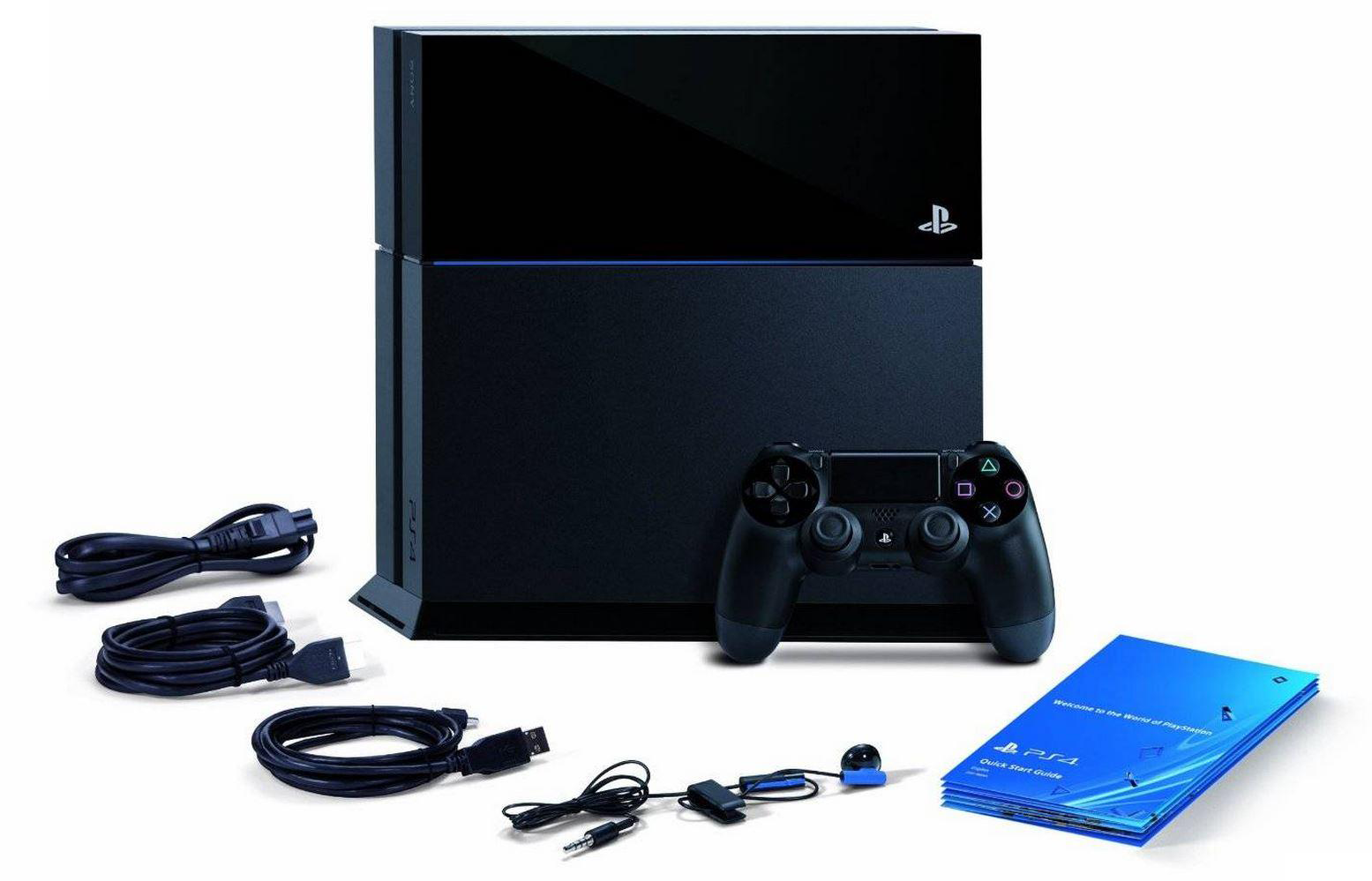 PlayStation 4 (500GB, Jet Black) – Товар с уценкой