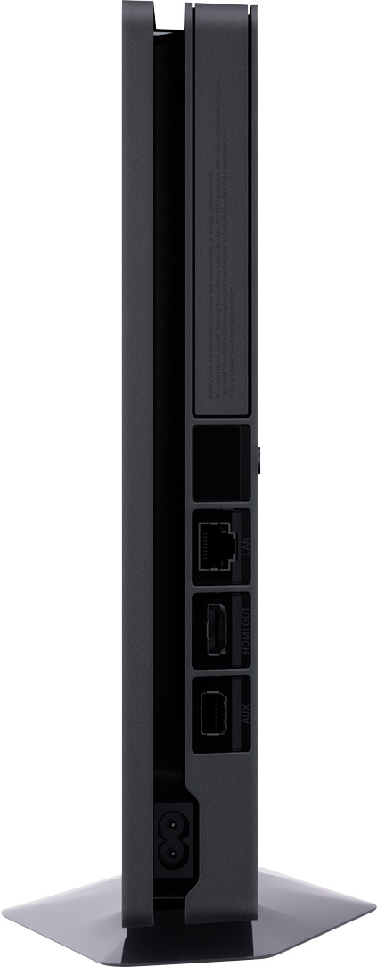 PlayStation 4 Slim (500GB, Jet Black) + 2 Controller