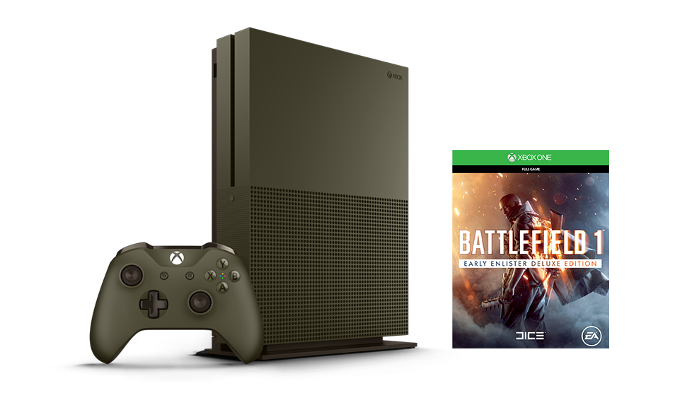 Xbox One S (1TB, Limited Edition) + Battlefield 1