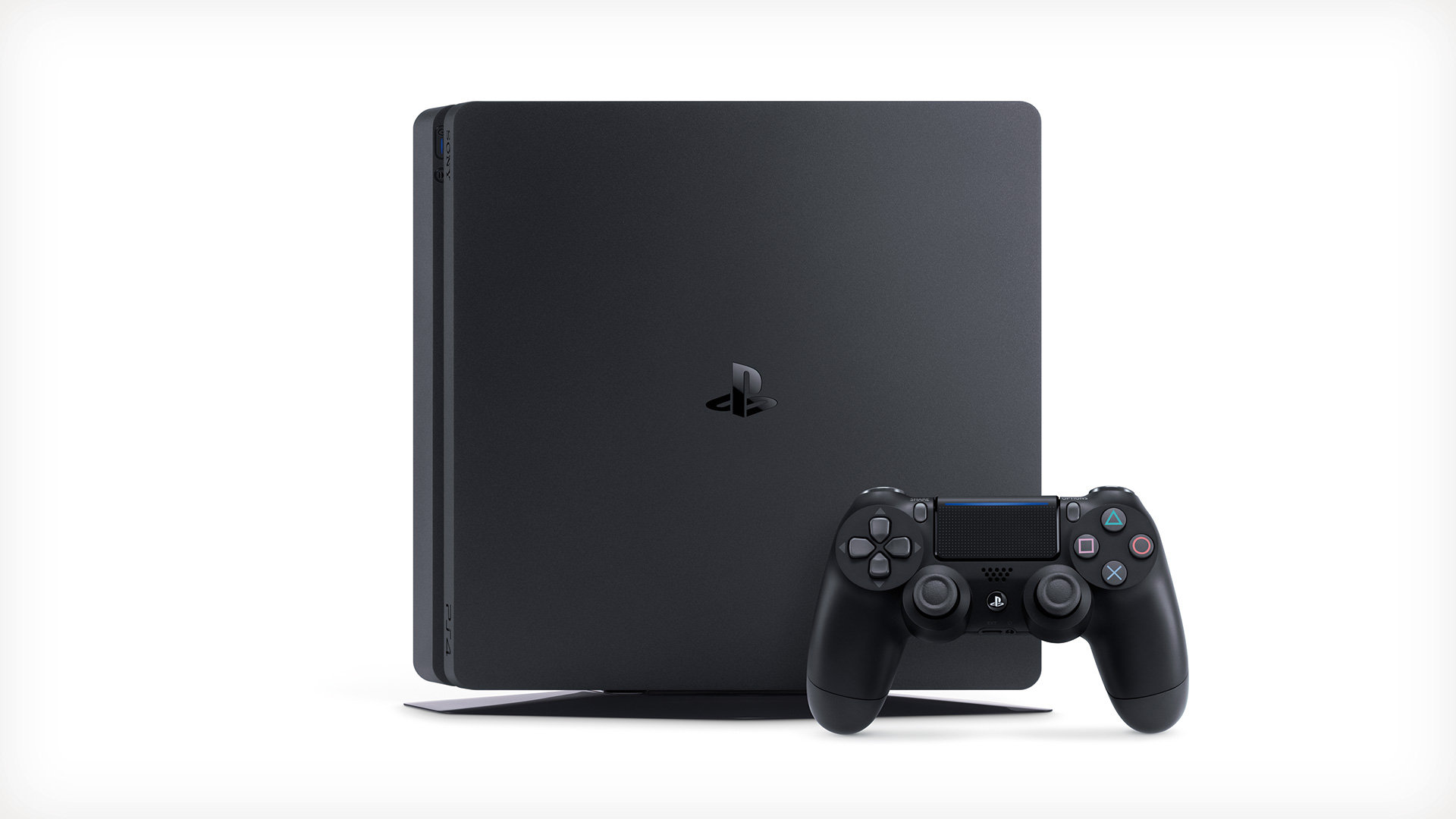 PlayStation 4 Slim (500GB, Jet Black) + FIFA 17
