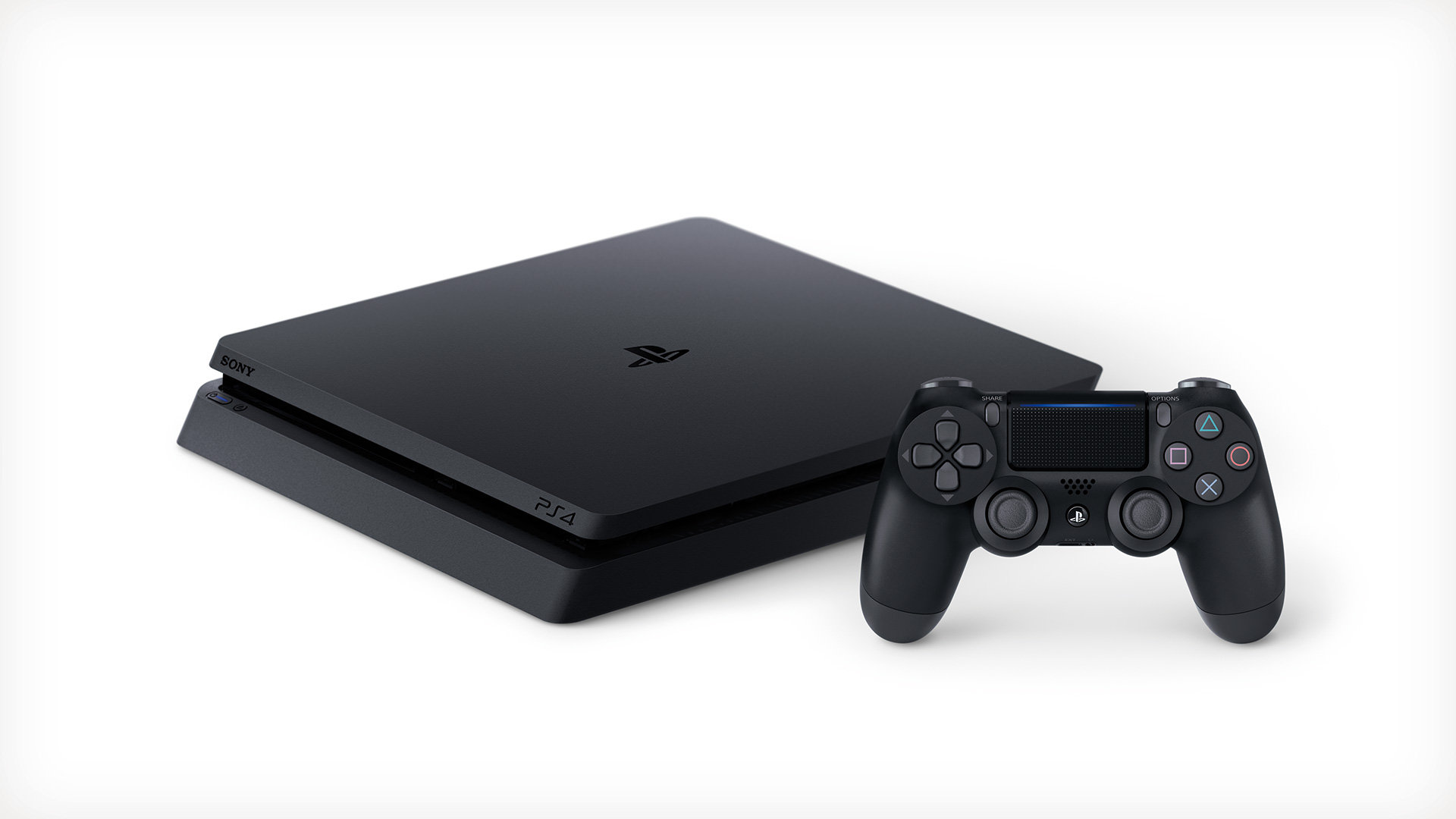 PlayStation 4 Slim (500GB, Jet Black) + FIFA 17