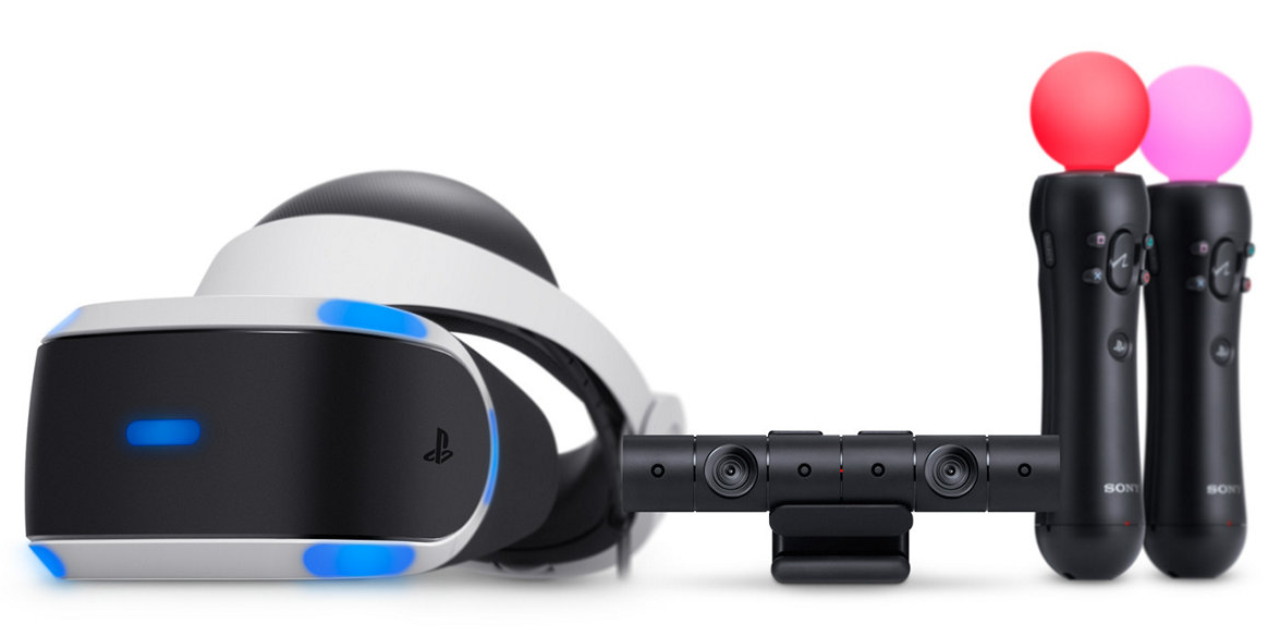 PlayStation VR v1 (2016) + PS Camera + PS Move + Демо диск с играми