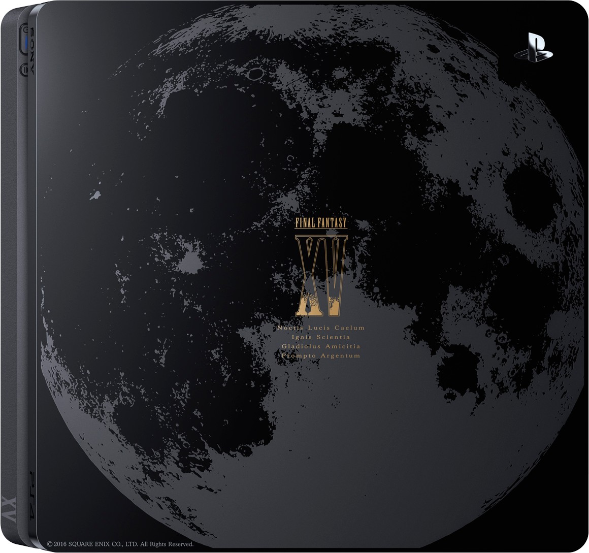PlayStation 4 Slim (1TB, Black, Limited Edition) + Final Fantasy XV (Deluxe Edition)