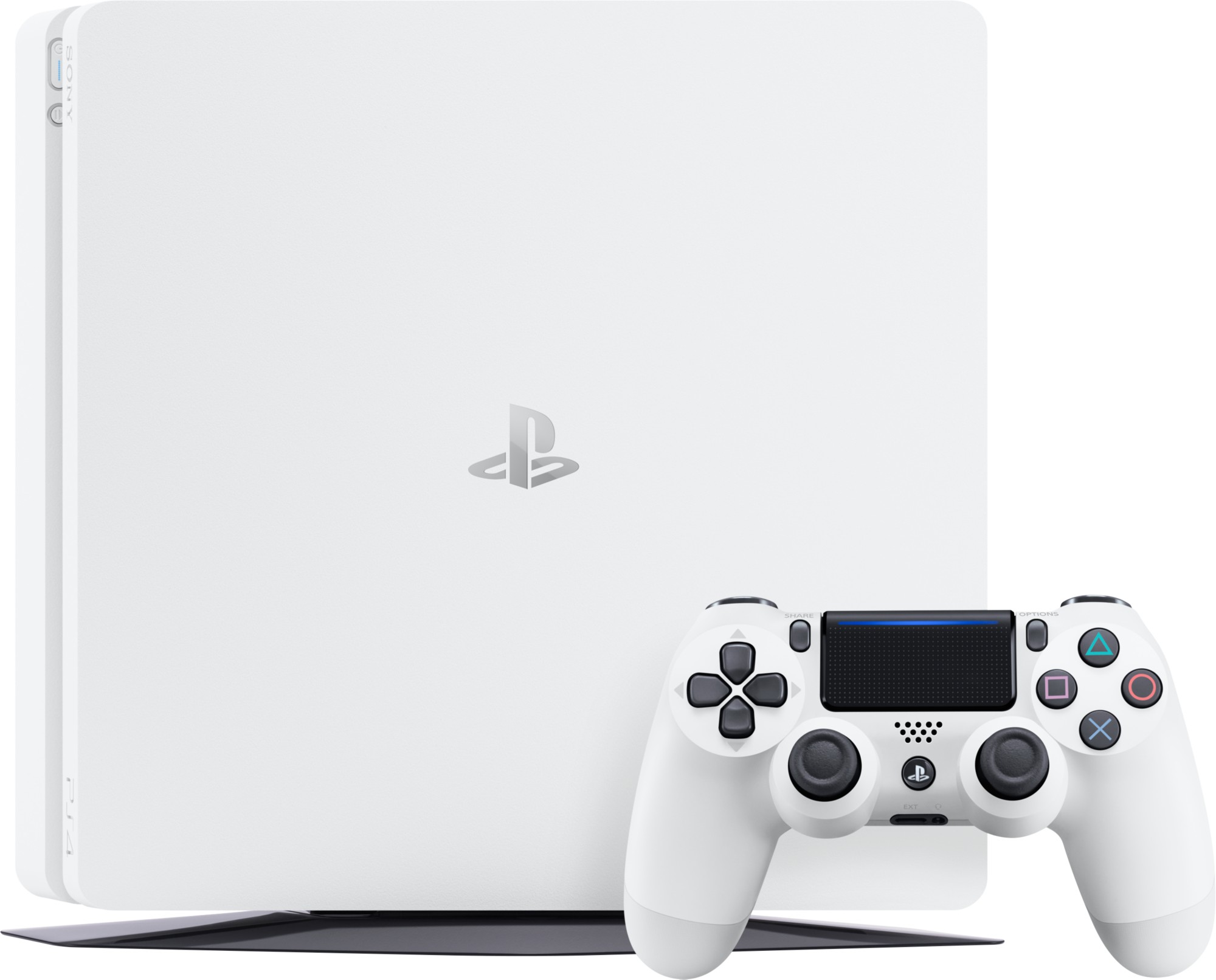 PlayStation 4 Slim (500GB, Glacier White)