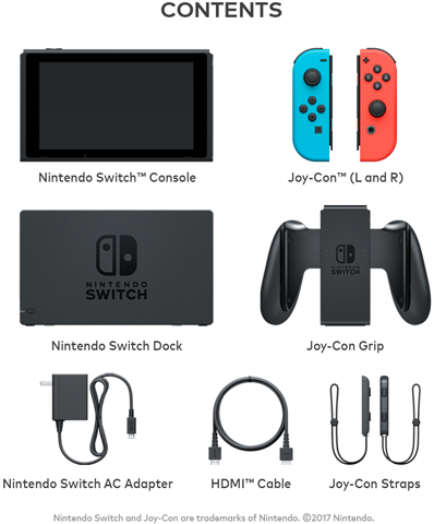 Switch (Neon Blue and Neon Red)