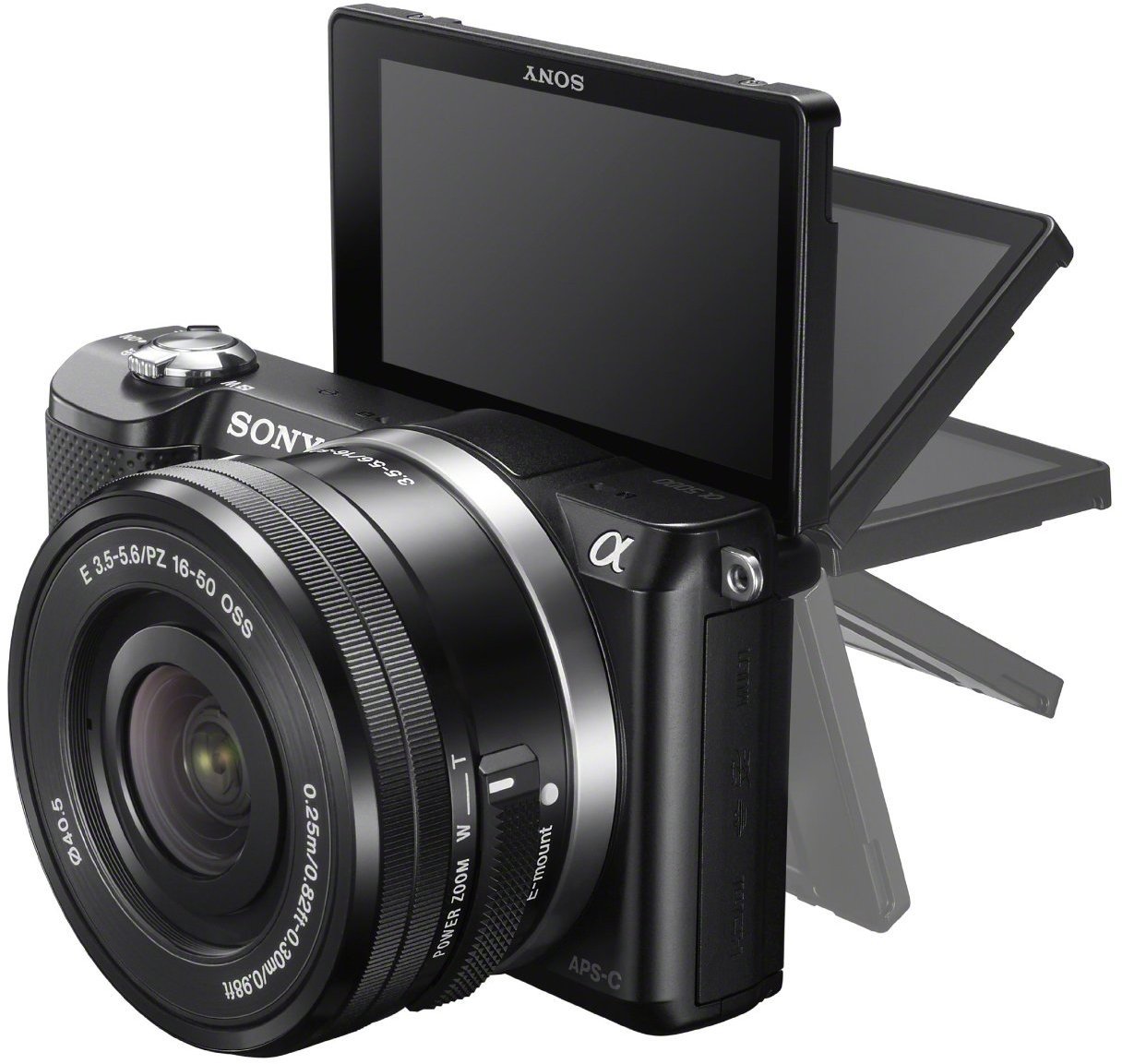 Alpha A5000 Kit (Black), 16-50mm