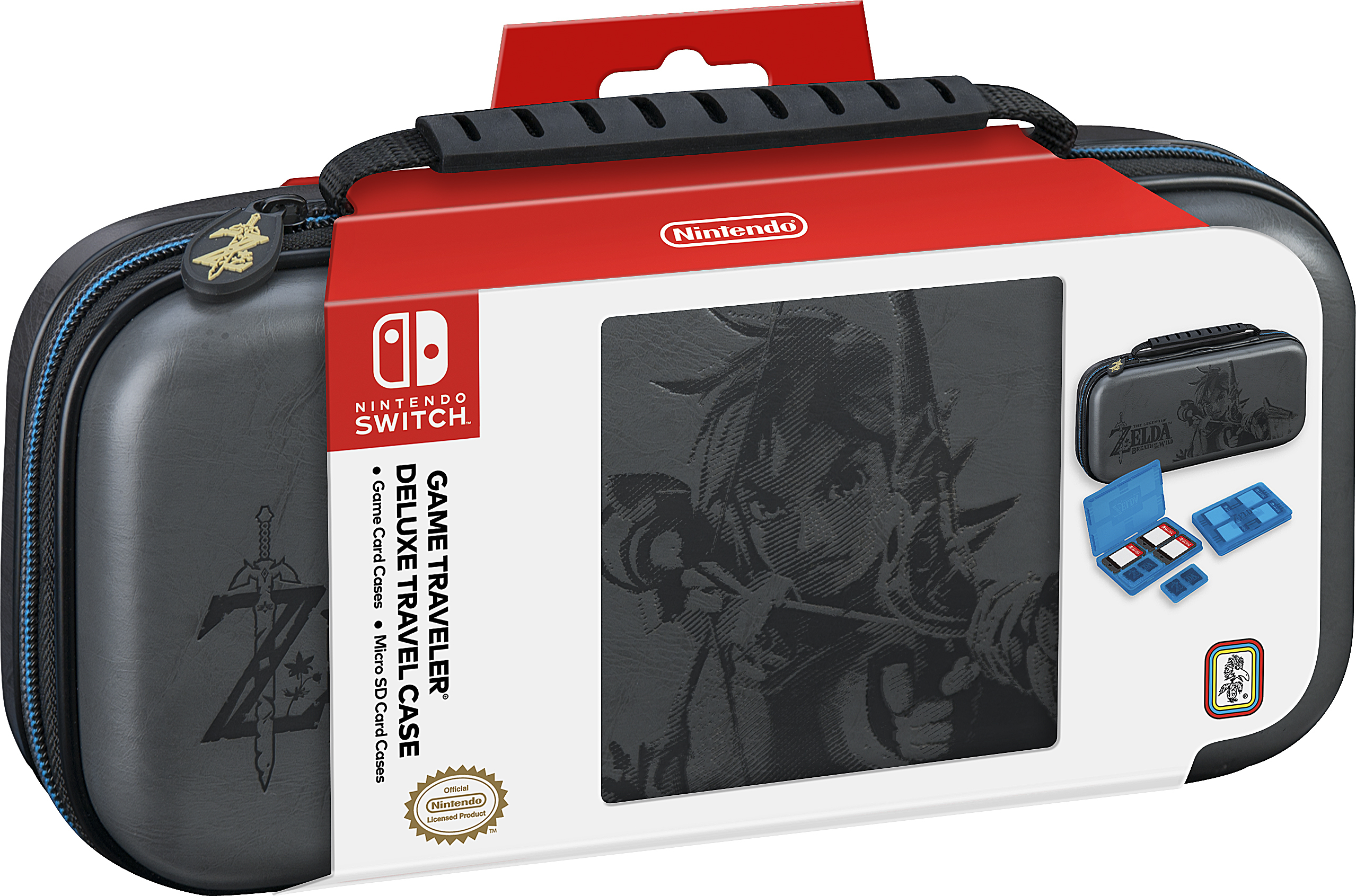 Deluxe Travel Case (Zelda Edition, Black)